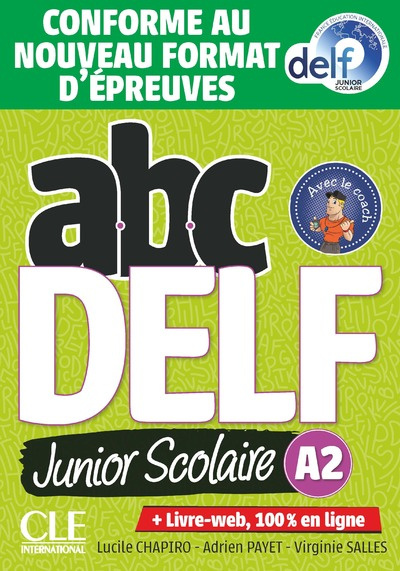 Abc Delf Junior scolaire A2 + Dvd + rozwiązania + wersja online 2021 nowa formuła egzaminu